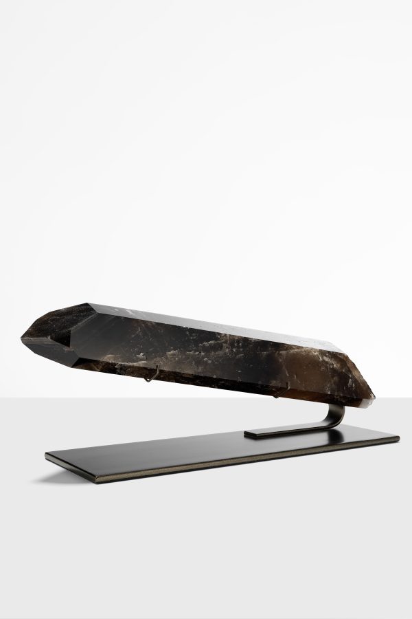 Large Natural Polished Smokey Quartz Point