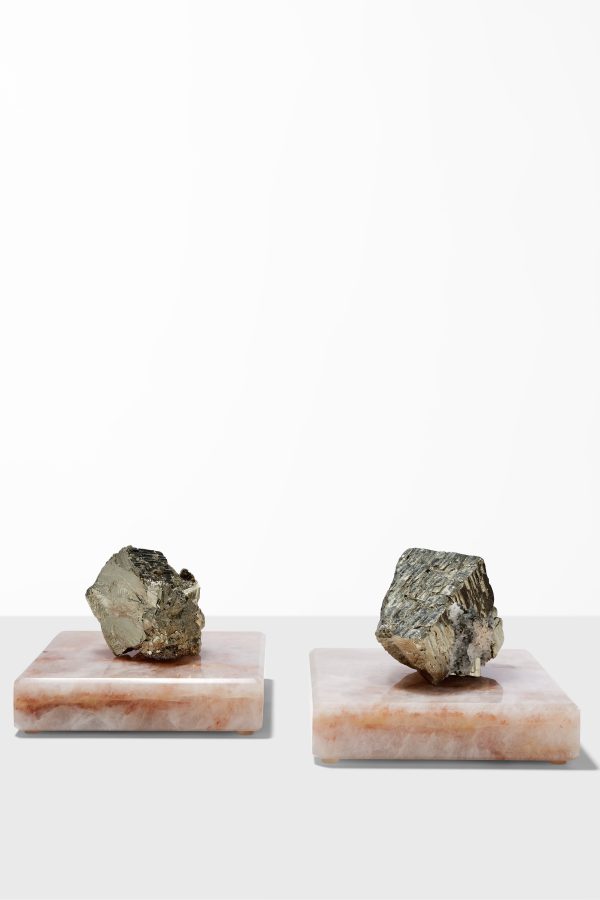 Pair of Large Golden Pyrite Specimens