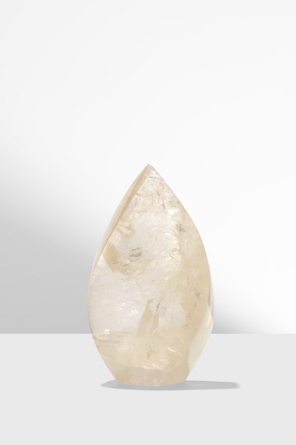 Polished Lemurian Quartz Flame