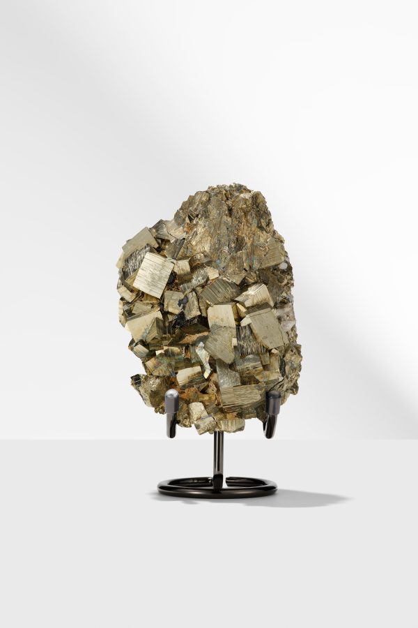 Golden Pyrtie Cube Cluster