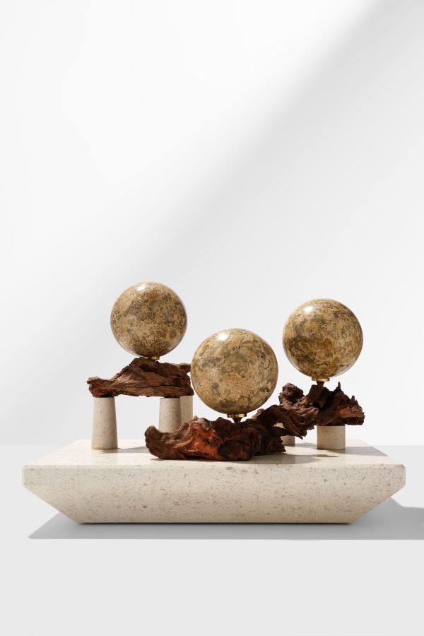 Abstract Sculpture “3 moons”